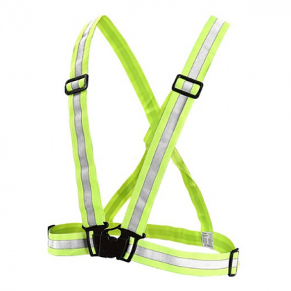 Reflexné traky elastické - žlté - reflexný pruh 13 cm - spĺňajú normu EN 13356